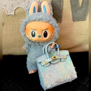 Inspired Birkin Bag for your Labubu or Doll - BAG ONLY - LABUBU NOT INCLUDED